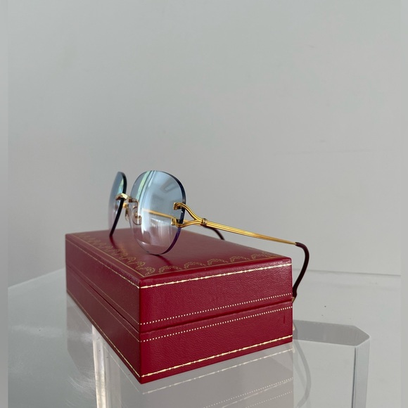 Cartier Glasses Gold Frame - Picture 3 of 8